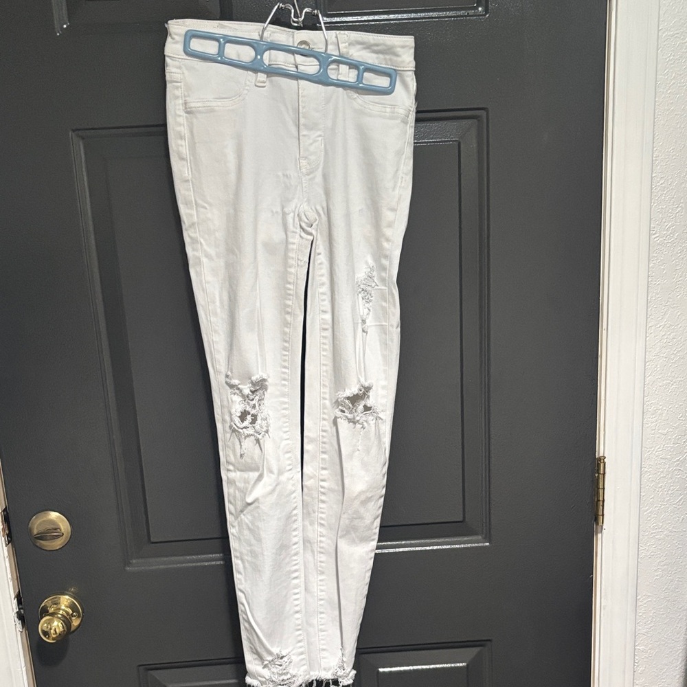 American Eagle Outfitters White Denim Pants
